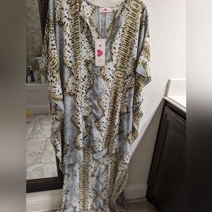 NWT Buddy Love High Low Snakeskin Dress